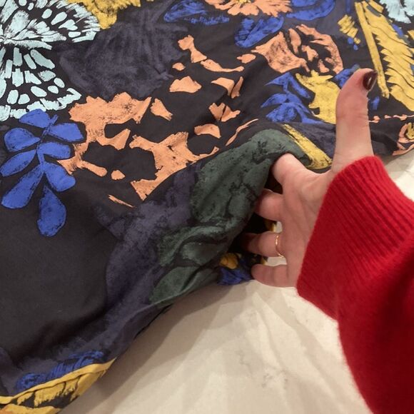 NEW Thought 100% Lyocell Nell Abstract Artsy Butterfly Mdi Dress Size 10 - Picture 14 of 14